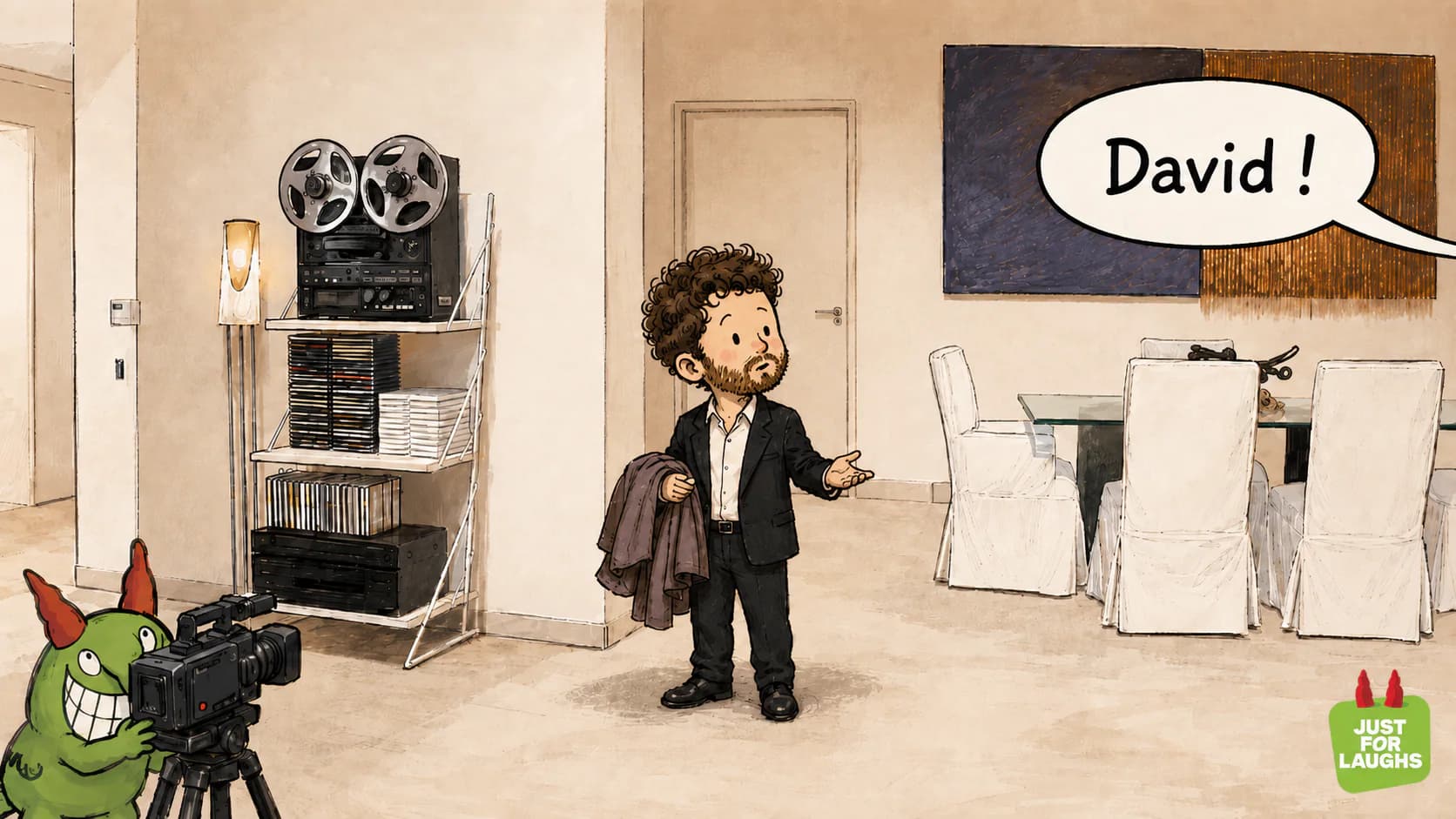 Une caméra cachée qui filme en permanence